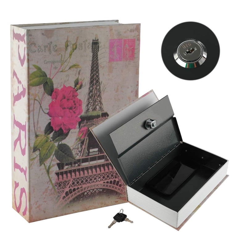 Safe Book For Money – Secret Storage Box Disguised As A Realistic Hardcover, Portable Hidden Cash Container With Combination Lock, Great For Jewelry & Valuables At Home, Dorm, Office, Or Travel