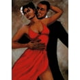 thumbnail image 2 of Stewart, Monica 11x14 White Modern Wood Framed Museum Art Print Titled - Fantasy in Red, 2 of 4