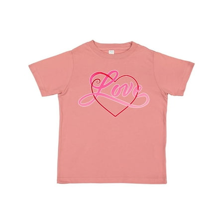 

Inktastic Love in Red and Pink with Heart Gift Toddler Boy or Toddler Girl T-Shirt