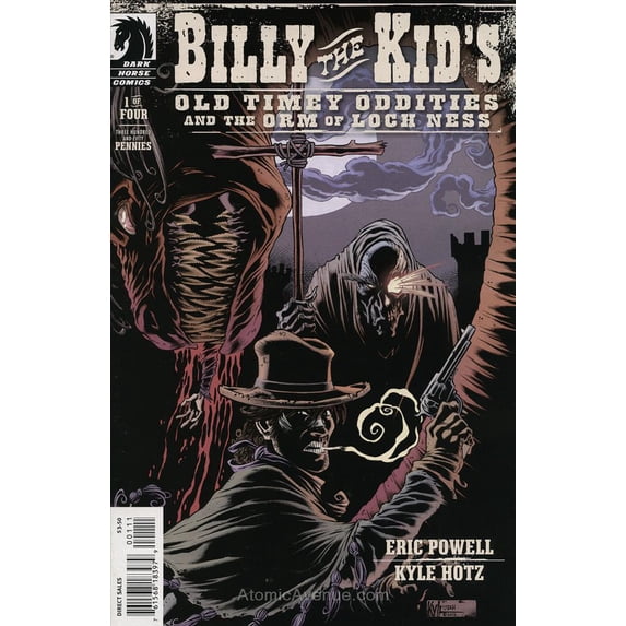 Billy the Kid's Old Timey Oddities and the Orm of Loch Ness #1 VF ; Dark Horse Comic Book