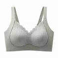 thumbnail image 4 of Sports Bras for Women Plus Size Thin Breathable Beauty Back Minimizer Bra Wireless Bras, 4 of 9
