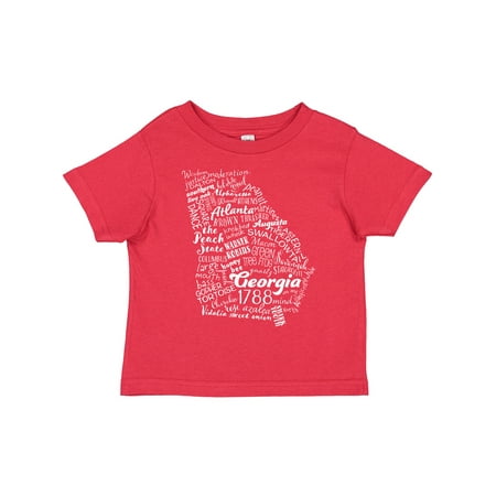 

Inktastic Georgia State word salad Boys or Girls Toddler T-Shirt