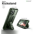 thumbnail image 5 of Dexnor pour iPhone 13 pro max Case 6.7 Pouces 2021, [Protecteur d'Écran Intégré et Support] Protection Robuste de Qualité Militaire Antichoc Étui de Protection pour iPhone 13 pro max, Vert Armée, 5 of 5