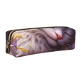 thumbnail image 1 of Balery Warm Sunflower Sleeping Cat Estuche de Lápices de Cuero Impreso, Estuche para Suministros de Arte, Estuche de Lápices con Cremallera, Estuche de Almacenamiento de Papelería, 1 of 7