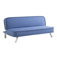 thumbnail image 2 of Serta Toronto Modern Convertible Sofa, Blue Woven Fabric, 2 of 12
