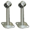 thumbnail image 2 of 2x Wardrobe Rail Hanger Rod Socket Support Holder Tube Bracket 25mm - 150mm, 2 of 8