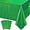 Green, variant on 6-piece set of rainbow blue plastic tablecloths, shiny disposable laser rectangular tablecloths, holographic foil tablecloths, rainbow party decorations, birthday and wedding sea themes