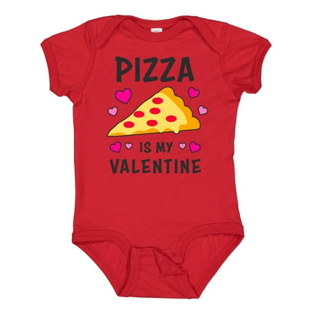 

Inktastic Pizza is My Valentine with Hearts Gift Baby Boy or Baby Girl Bodysuit