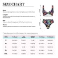 thumbnail image 6 of Honeii Colorful Animals Print Women’s Bikini Set,Two Piece Swimsuit Bathing Suits,Stylish High Elasticity Swimwear for Beach and Pool, 6 of 7