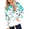 thumbnail image 2 of Chenglor Toddler Girl Hoodies 4t Cute Hoodies for Girls Kids Long Sleeve Preppy Clothes Long Sleeve Printed Sweatshirt for Casual Wear and Outdoor, 2 of 5