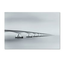 Trademark Fine Art 'The Long And Winding Road' Canvas Art by Jeroen Van De
