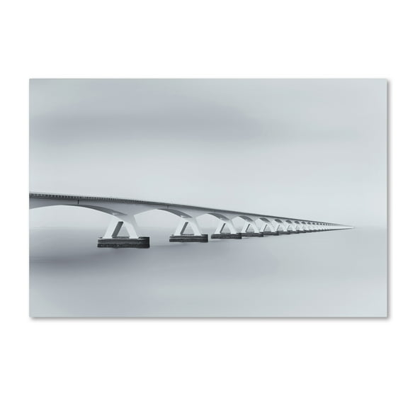 Trademark Fine Art 'The Long And Winding Road' Canvas Art by Jeroen Van De