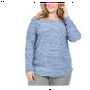 Karen Scott Women's Marled Sweatshirt Navy Size Petite Medium