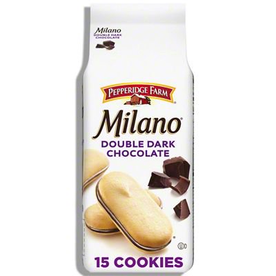 Pepperidge Farm Milano Double Dark Chocolate Cookies, 7.5 oz