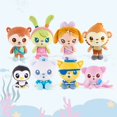 thumbnail image 2 of Original Octonauts 20cm Plush Toys Barnacles Peso Kwazii Tweak Vegimal Animal Stuffed Party Birthday Gift Kid Christmas Girl Toy, 2 of 5