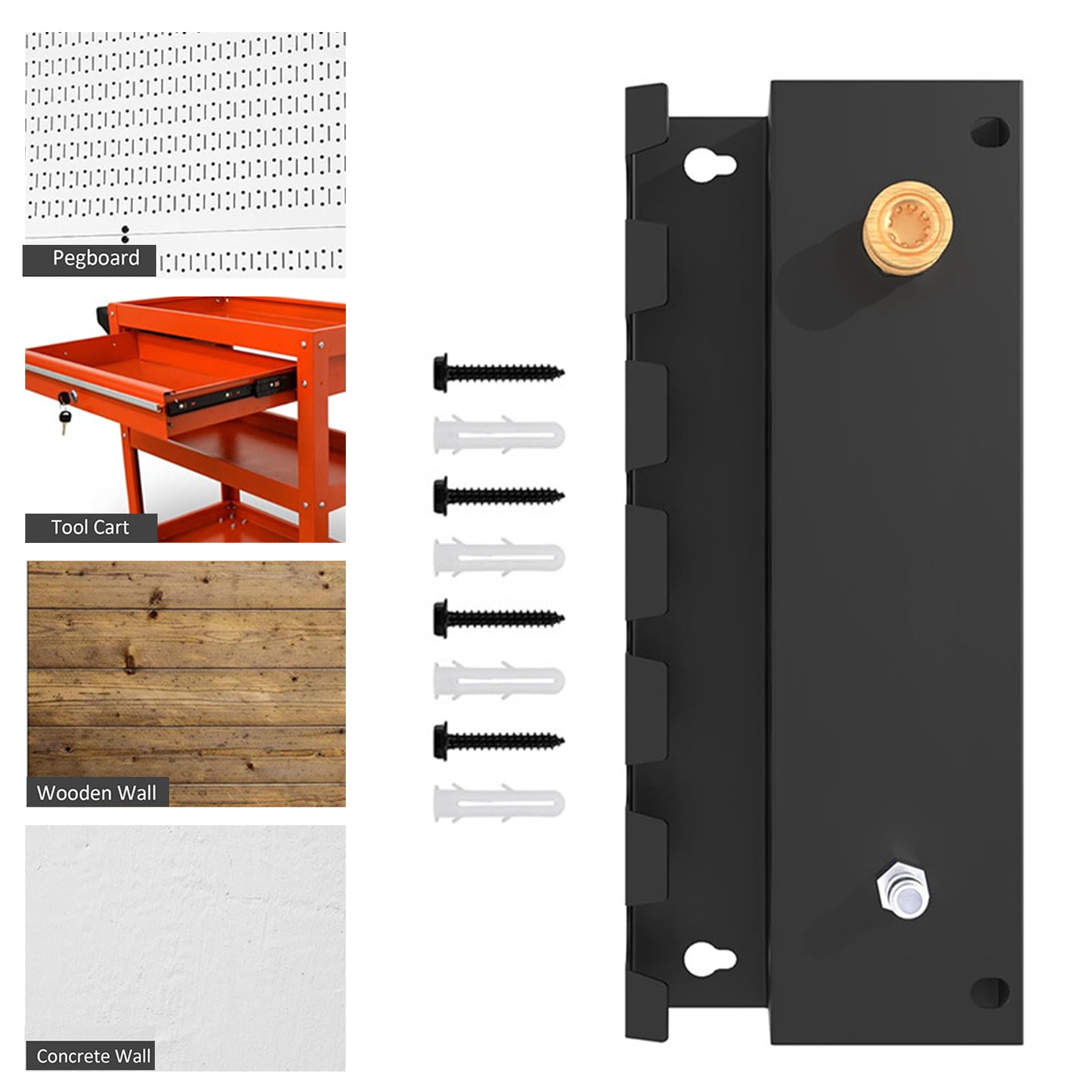 Happydeer Wall Mounted Rack for High Pressure Washer Bracket High Pressure Cleaning Washer Accessories Storage Rack