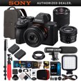 thumbnail image 2 of Sony a7 IV Full Frame Mirrorless Camera Body with 2 Lens Kit FE 50mm F2.5 G + 28-70mm F3.5-5.6 ILCE-7M4K/B + SEL50F25G Bundle w/ Deco Gear Backpack + Monopod + Extra Battery, LED and Accessories, 2 of 13