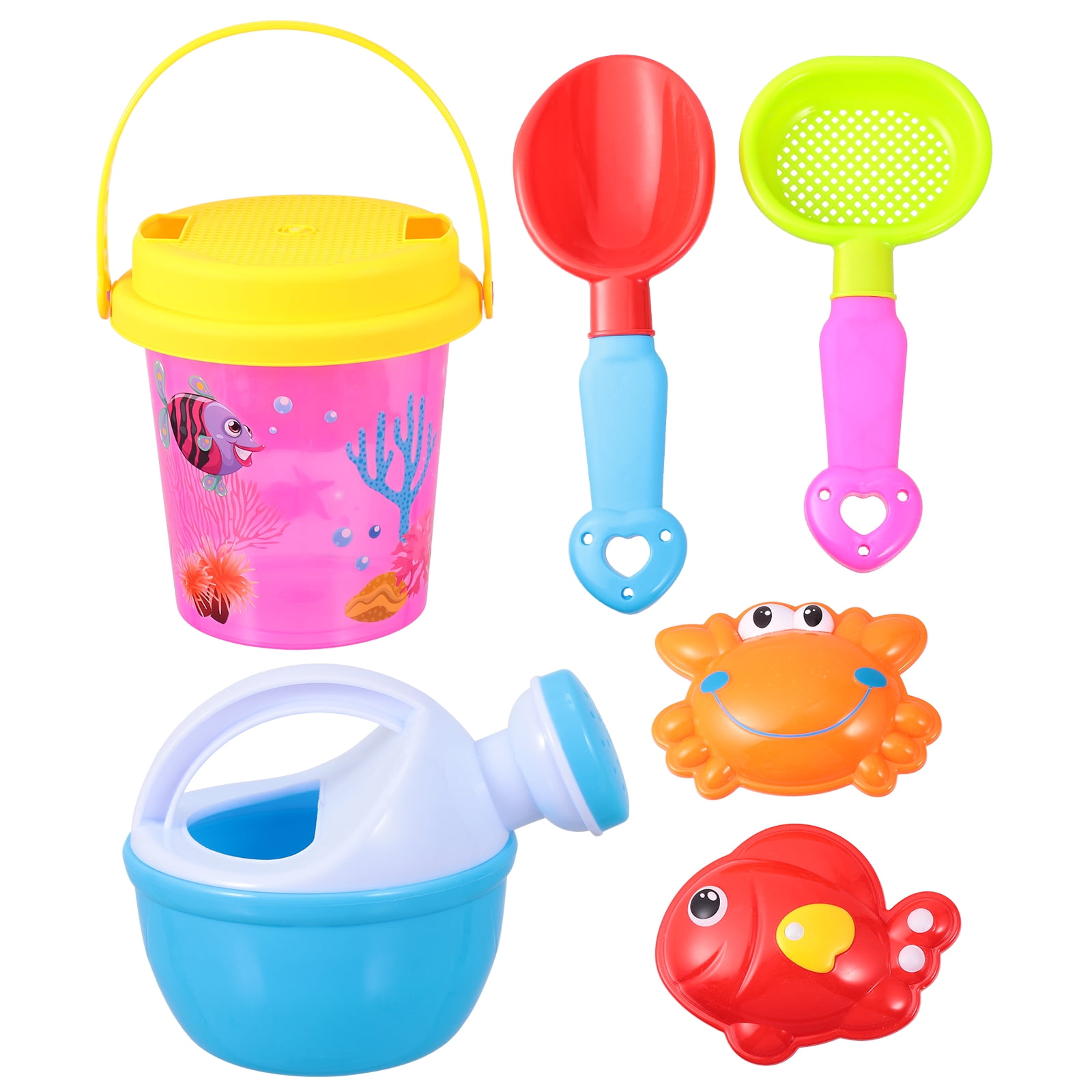 Frcolor Sand Bucket Toys Beach Child Children Mini Buckets Shovels Kids