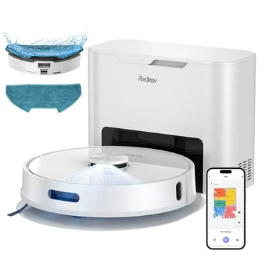 Redkey R10 2-in-1 Robot Vacuum and Mop, 4000Pa Suction Power, LiDAR Navigation Self-Empty Robot Vacuum