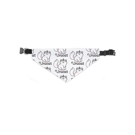 Cute Cat Unicorn Unicat Pattern Bandana  -Image by Shutterstock,  Large