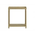 thumbnail image 3 of HomeRoots 515518 24 in. Narrow Distressed Oak Wood End Tables with Shelf - Set of 2, 3 of 5