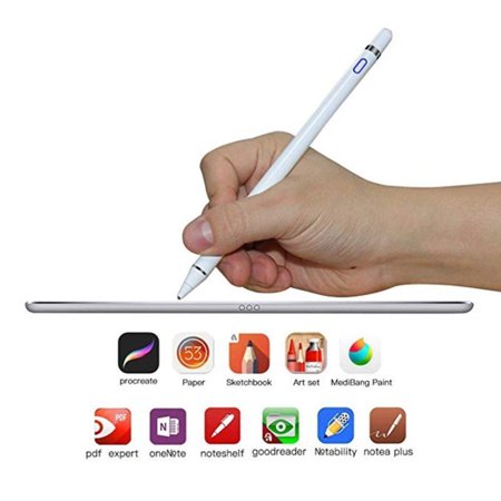 145mm Generic Pencil For Ipad Pro 201897105129 Tablets Touch Stylus Pen White