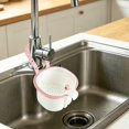 thumbnail image 6 of Adjustable Hanging Sink Colander Basket, Plastic Vegetable Washing Strainer with Handle, Over-the-Sink Drain Basket for Fruits, Veggies & Food Prep, 6 of 8