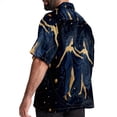 thumbnail image 3 of Constellation Men's Casual Short Sleeve Button Down Shirts - Printed Summer Beach Tops for Men and Women, 3 of 6
