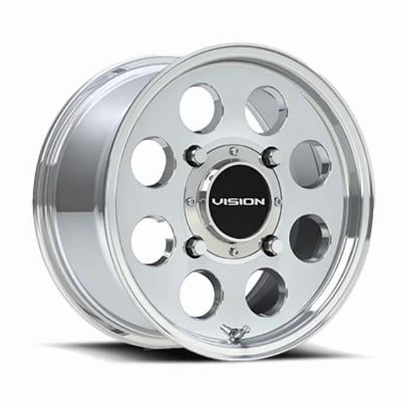 Vision Wheel C356-156V 15 x 16 in. Bolt-On Wheel Rim - Snap-In Vis EC, Chrome