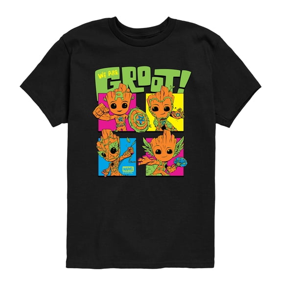 Guardians Of The Galaxy - Groot Costumes - Youth Boys Short Sleeve Graphic T-Shirt