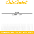 thumbnail image 6 of CUB CADET 951-11284 Choke Knob 524SWE 524WE 526SWE 726TDE 1X 2X Snow Throwers, 6 of 9