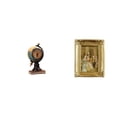 thumbnail image 1 of Figura de escritorio,Reloj de mesa con figura de globo terráqueo,decoración para oficina y hogar,Reloj de escritorio,figura decorativa,decoración para el hogar,Marco de fotos,Soporte de, 1 of 8