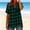 Green, variant on BUIGTTKLOP Women Loose Casual Linen Short Sleeved Tops Button-up Shirt