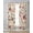 Brown, variant on Navy Blue Flowers Sheer Curtains 39 Inch Length 2 Panels Set for Living Room/Bedroom, Spring Vintage Floral Leaves Farmhouse Kitchen Curtains Grommet Semi-Sheer Curtains Window Treatments 27.5"x39"x2