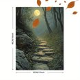 thumbnail image 3 of Qisvanset 12x16 Inch 2D Flat Framed Canvas Art, Jesus Walking Watercolor Inspirational Faith Home Religious Wall Art, 3 of 5