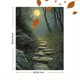 thumbnail image 3 of Qisvanset 12x16 Inch 2D Flat Framed Canvas Art, Jesus Walking Watercolor Inspirational Faith Home Religious Wall Art, 3 of 5