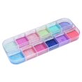 thumbnail image 1 of 12 colores de purpurina ultrafina para decoración de uñas, polvo brillante, pigmento para recubrimiento en polvo, bricolaje para hombre, 1 of 5