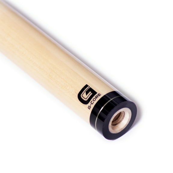 McDermott G-Core Billiard Pool Cue Shaft, Silver Ring, 3/8"-10, 13 mm cue tip