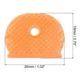 thumbnail image 2 of Key Cap Cover Semicircle Key Identifier Tags for Identifying Keys Coding, Orange 20 Pack, 2 of 6