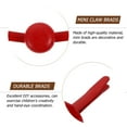 thumbnail image 3 of OUNONA 200 Pcs Attaches en Papier Rouges pour Amateurs d'Artisanat Bricolage Artisanat, 3 of 5