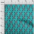 thumbnail image 1 of oneOone Organic Cotton Voile Fabric Floral Block Print Sewing Fabric BTY 42 Inch Wide, 1 of 4