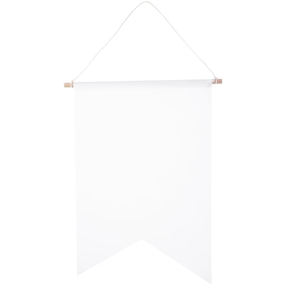 unbranded  Blank Hanging Flag Indoor Garden Ornament Flags Decorations White
