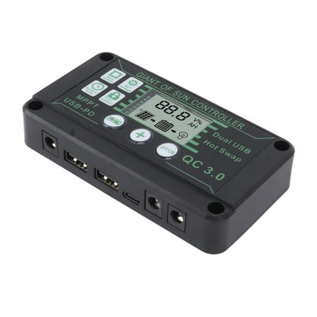 

Solar Charge Controller MPPT ABS Auto Focus Solar Regulator Charge Controller for RV Trailers Boats 20A