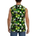 thumbnail image 4 of Bixox Men's Soccer1 Printed Shirt Sleeveless Fitness Tank Top-Large, 4 of 7