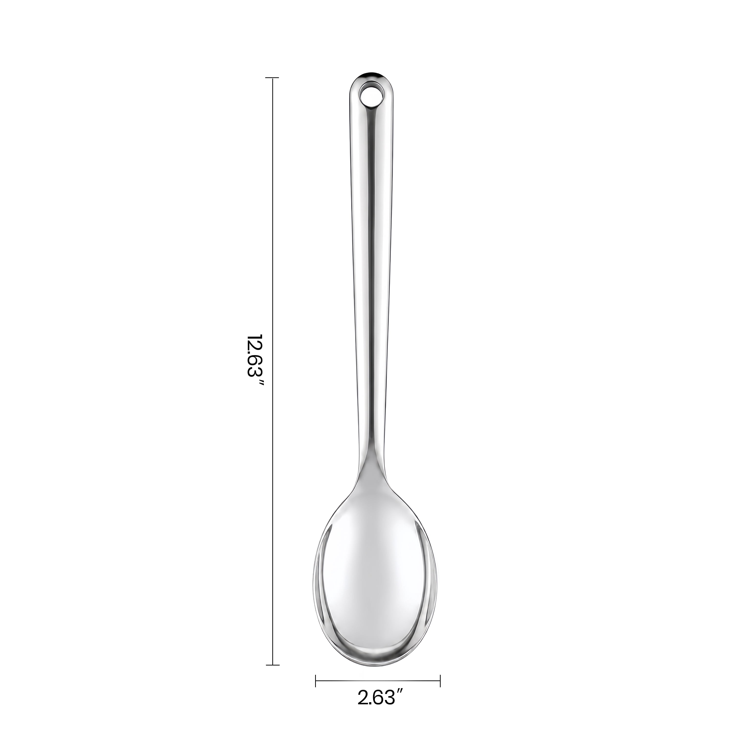 Mainstays Ergonomic Stainless Steel Spoon, Dishwasher Safe