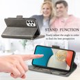 thumbnail image 4 of Case for Samsung Galaxy A53 5G Cover Leather Wallet Folio Case Book Design Flip Magnetic Closure - Grey, 4 of 5