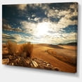 thumbnail image 2 of Prairie under Heavy Clouds - Oversized Landscape Canvas Art, 2 of 3