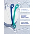 thumbnail image 2 of Supersmile Ripple Edge Tongue Cleaner, Ergonomic Reusable Scraper, 3 Pack, 2 of 6