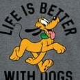 thumbnail image 3 of Mickey & Friends - Life Is Better With Dogs - Men's Long Sleeve T-Shirt, 3 of 5