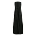 thumbnail image 4 of Robes Maxi Sans Manches Amples pour Femmes, Robe Longue Décontractée avec Poches, 4 of 5